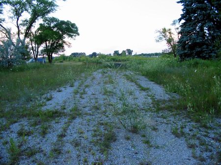 Sky Top Drive-In Theatre - Driveway - Photo From Water Winter Wonderland (newer photo)